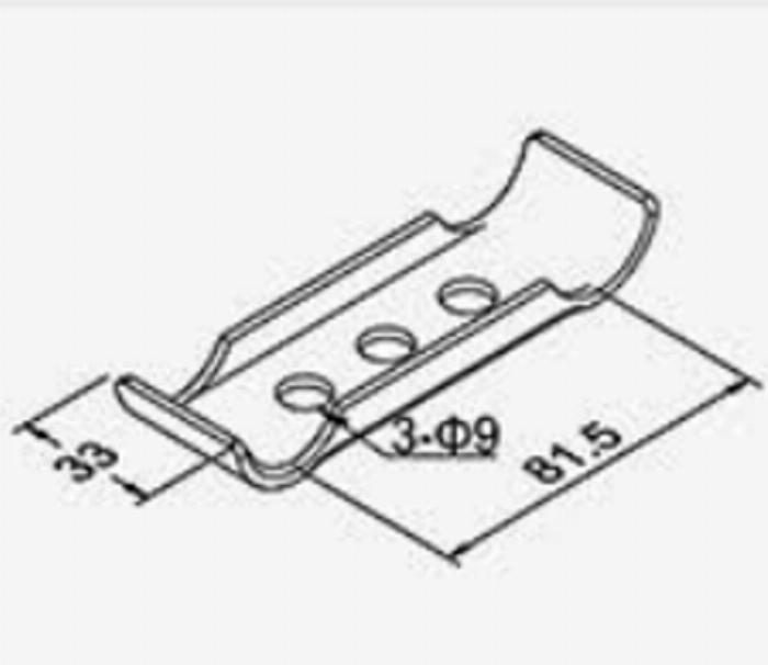 MT-5109 - Caster Mounting strap